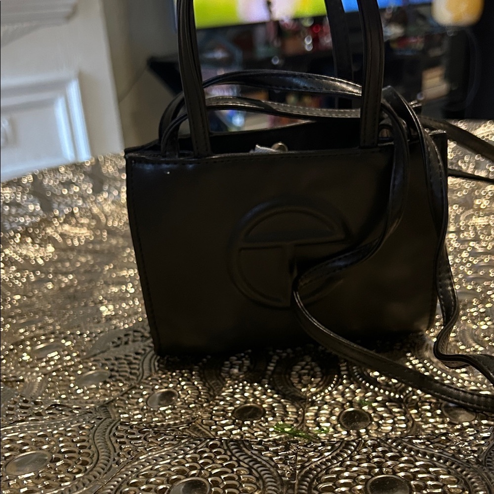 Telfar Black Mini Bag